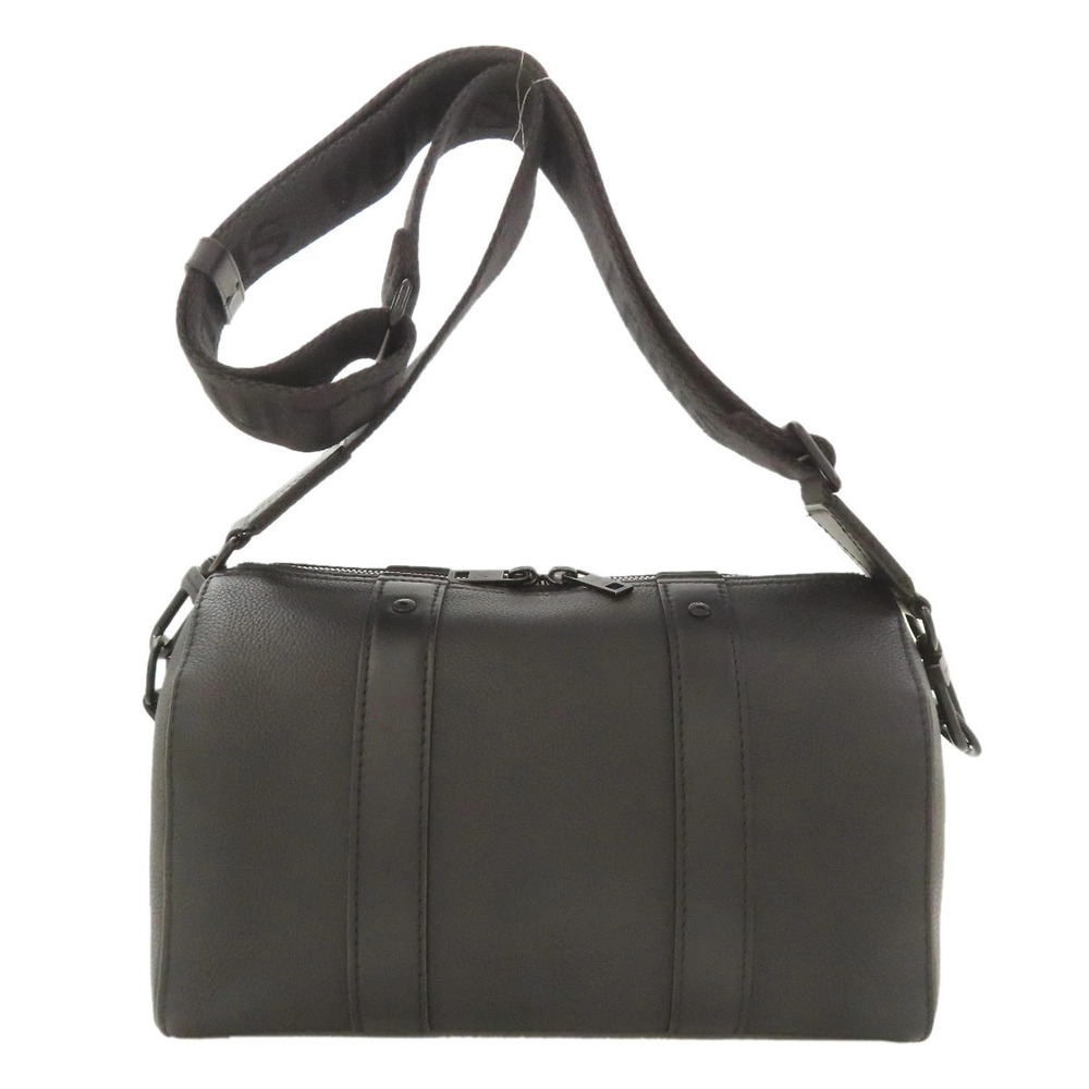 Louis Vuitton Calfskin Aerogram City Bag Keepall Shoulder Black